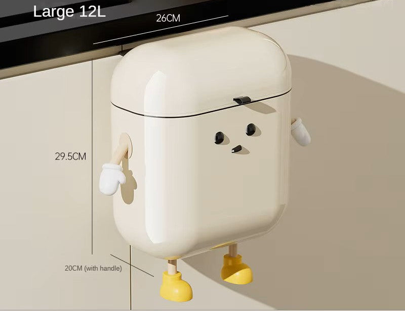 Poubelle murale élégante