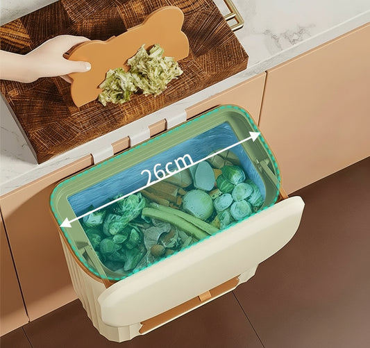 Poubelle murale utile